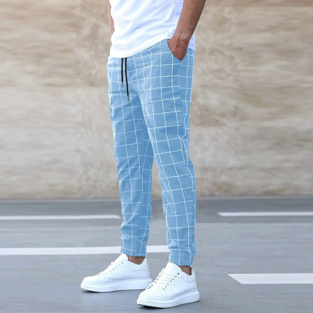 Celso | Joggers de Cuadros para Hombre