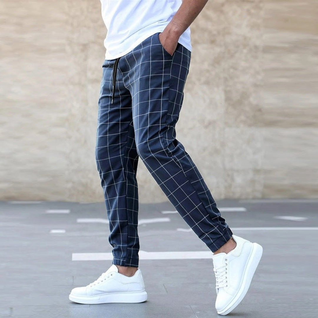 Celso | Joggers de Cuadros para Hombre