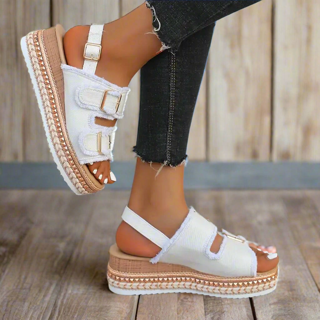Refugio | Tacones de denim