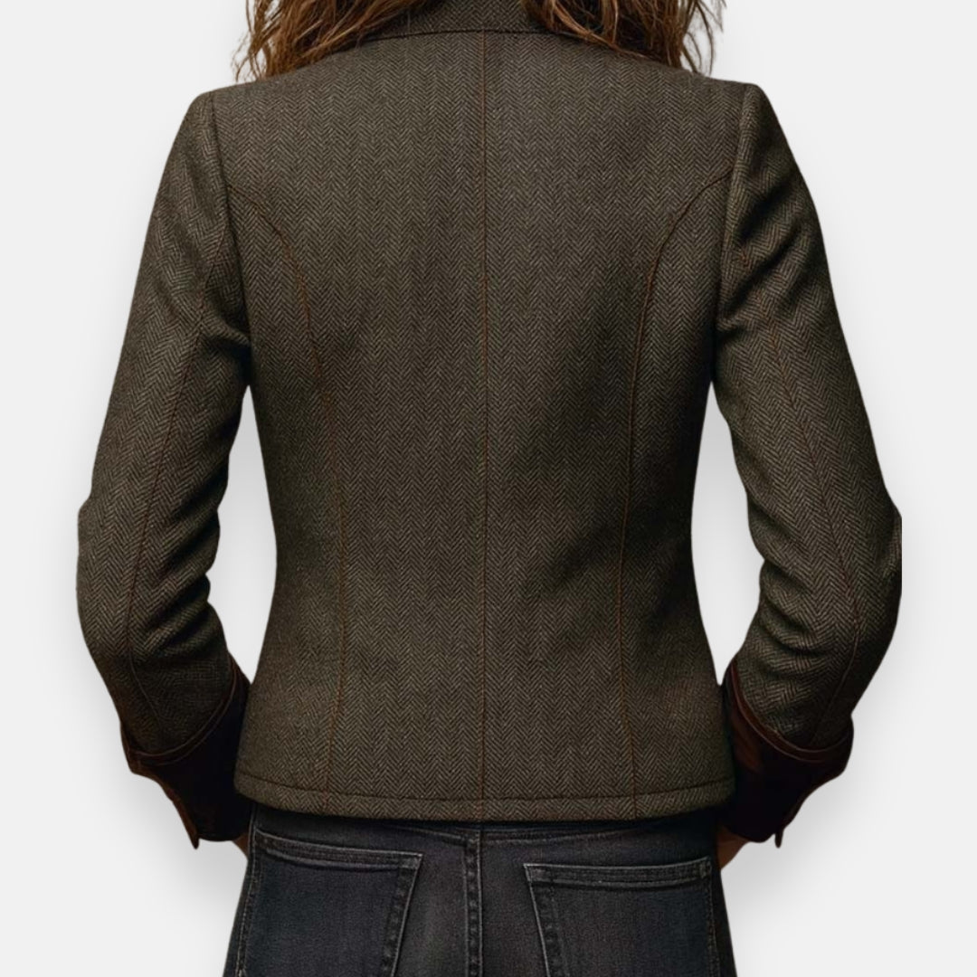 Ana | Chaqueta elegante con detalles de terciopelo