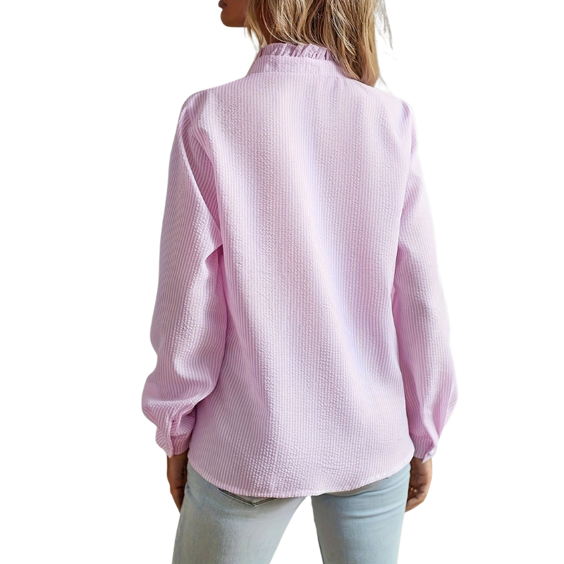 Rubí | Blusa borde fruncido