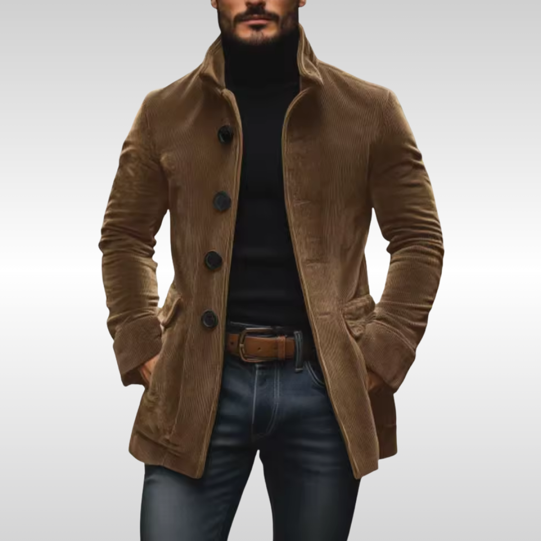 Eric | Chaqueta de terciopelo acanalado