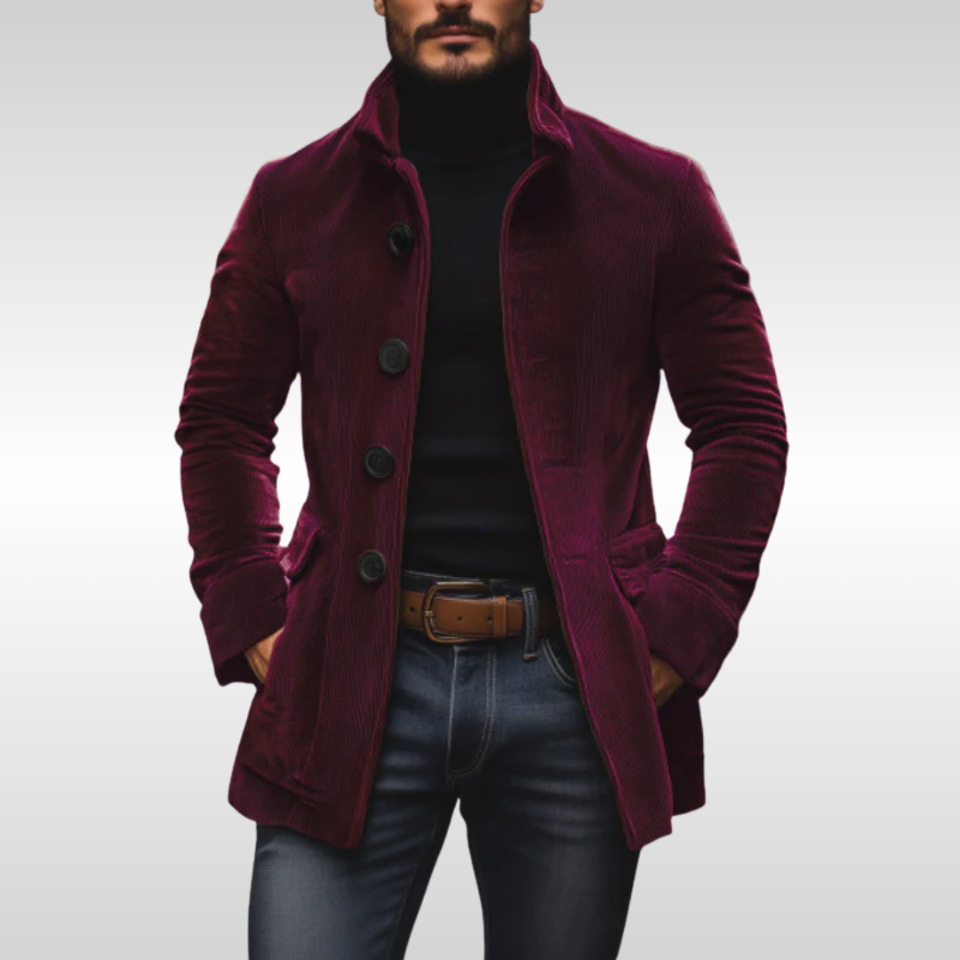Eric | Chaqueta de terciopelo acanalado
