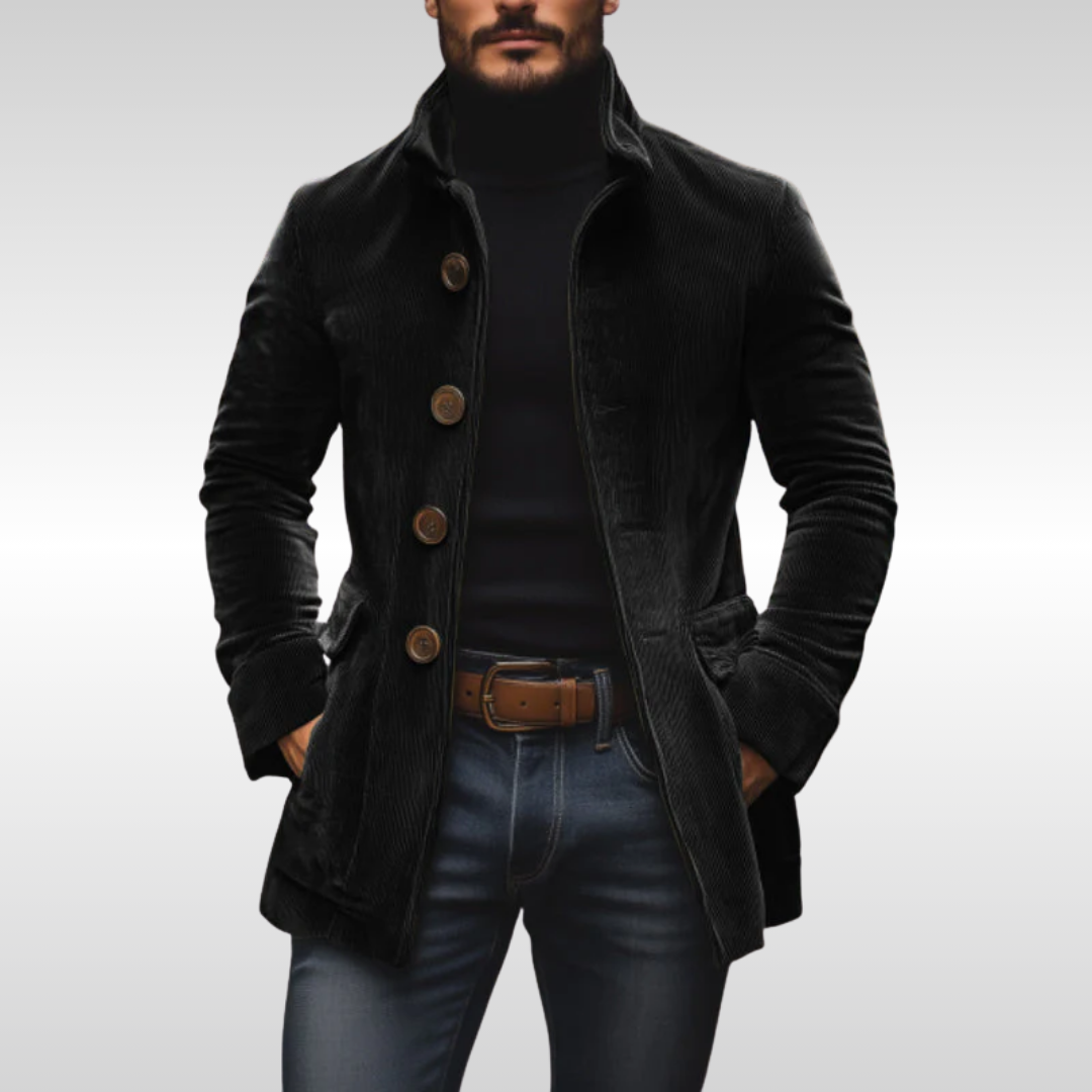 Eric | Chaqueta de terciopelo acanalado