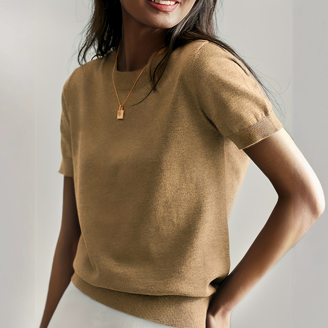 Perla | Camiseta cuello redondo