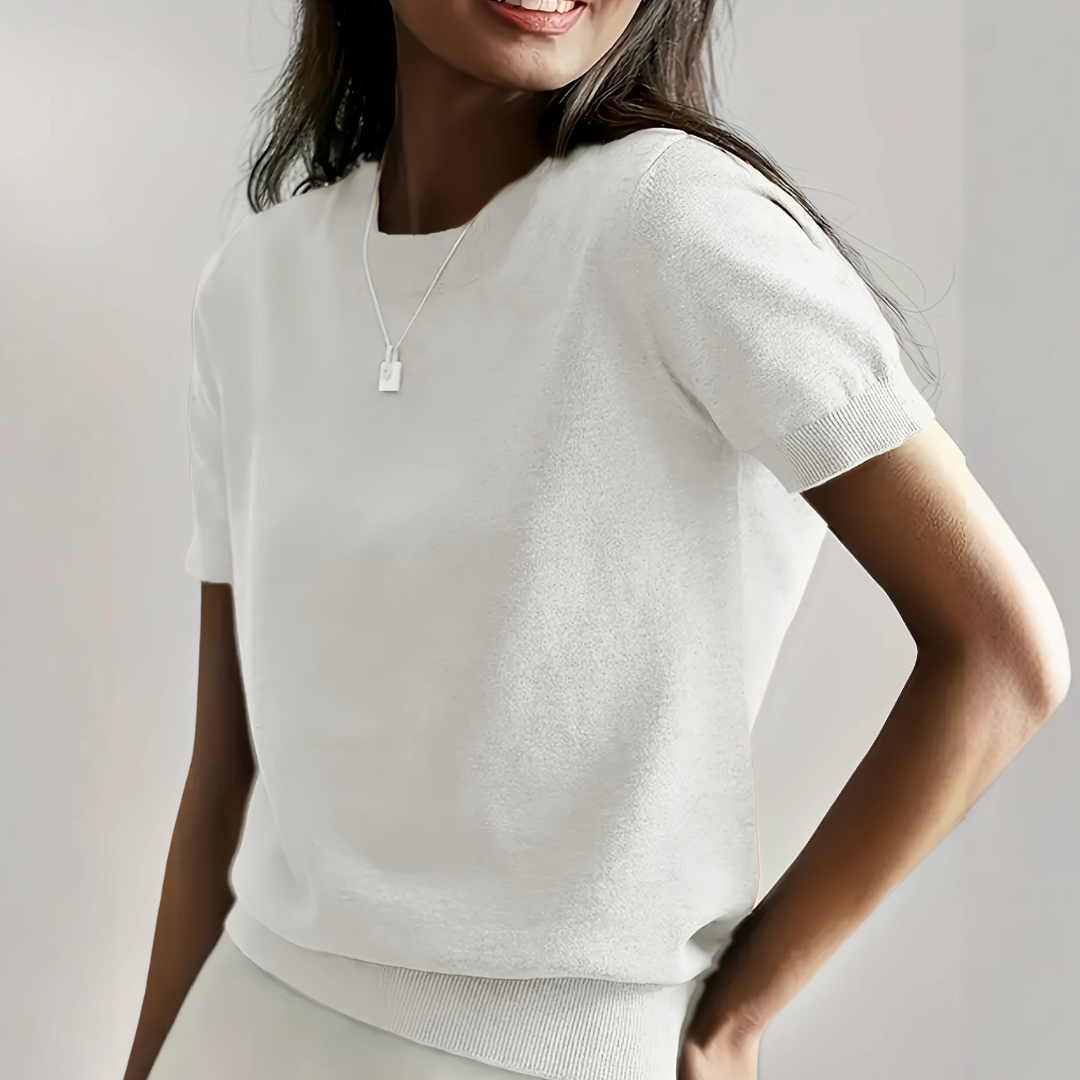 Perla | Camiseta cuello redondo