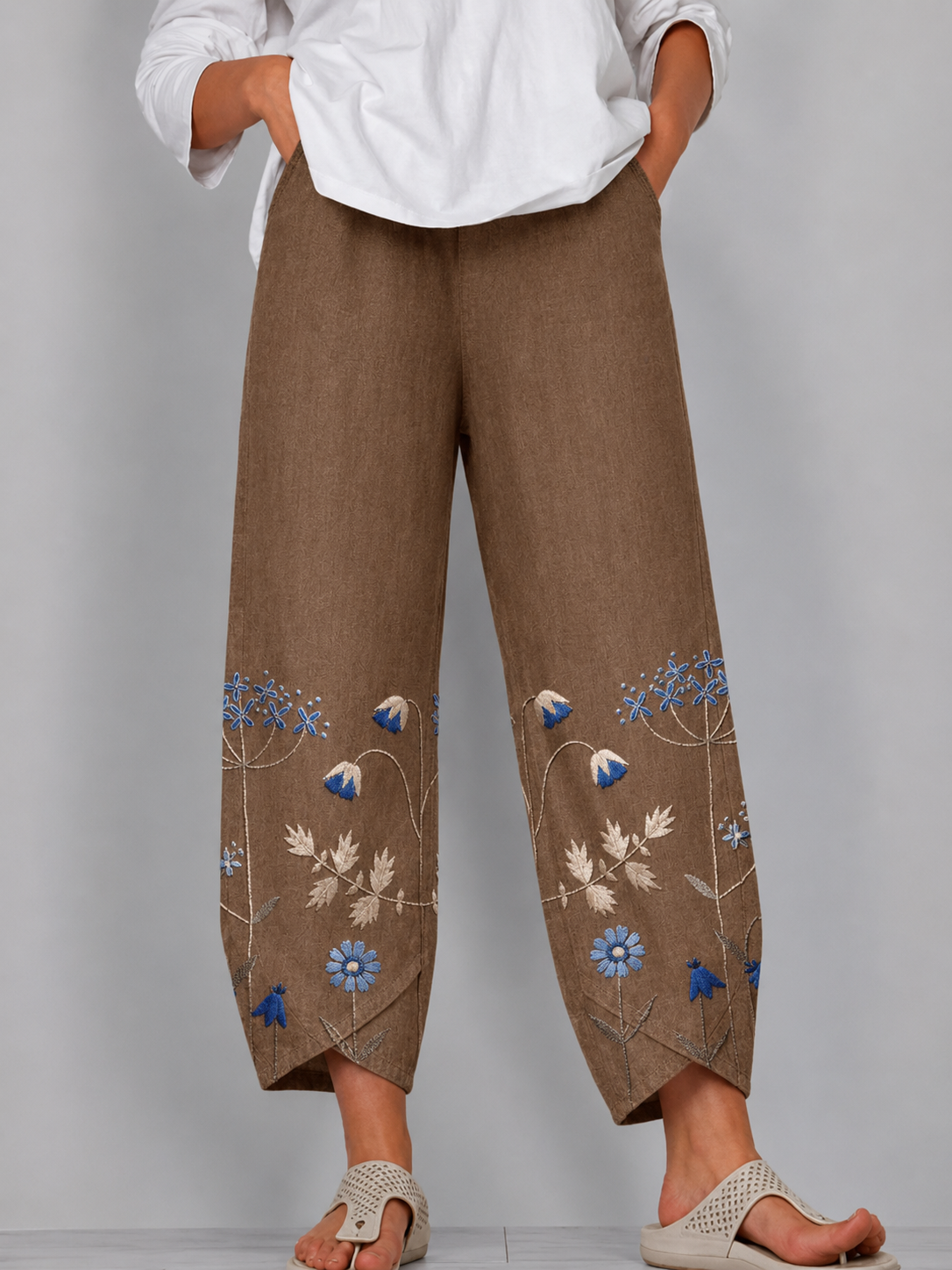 Aven | Pantalones Bordados Chic y Casuales