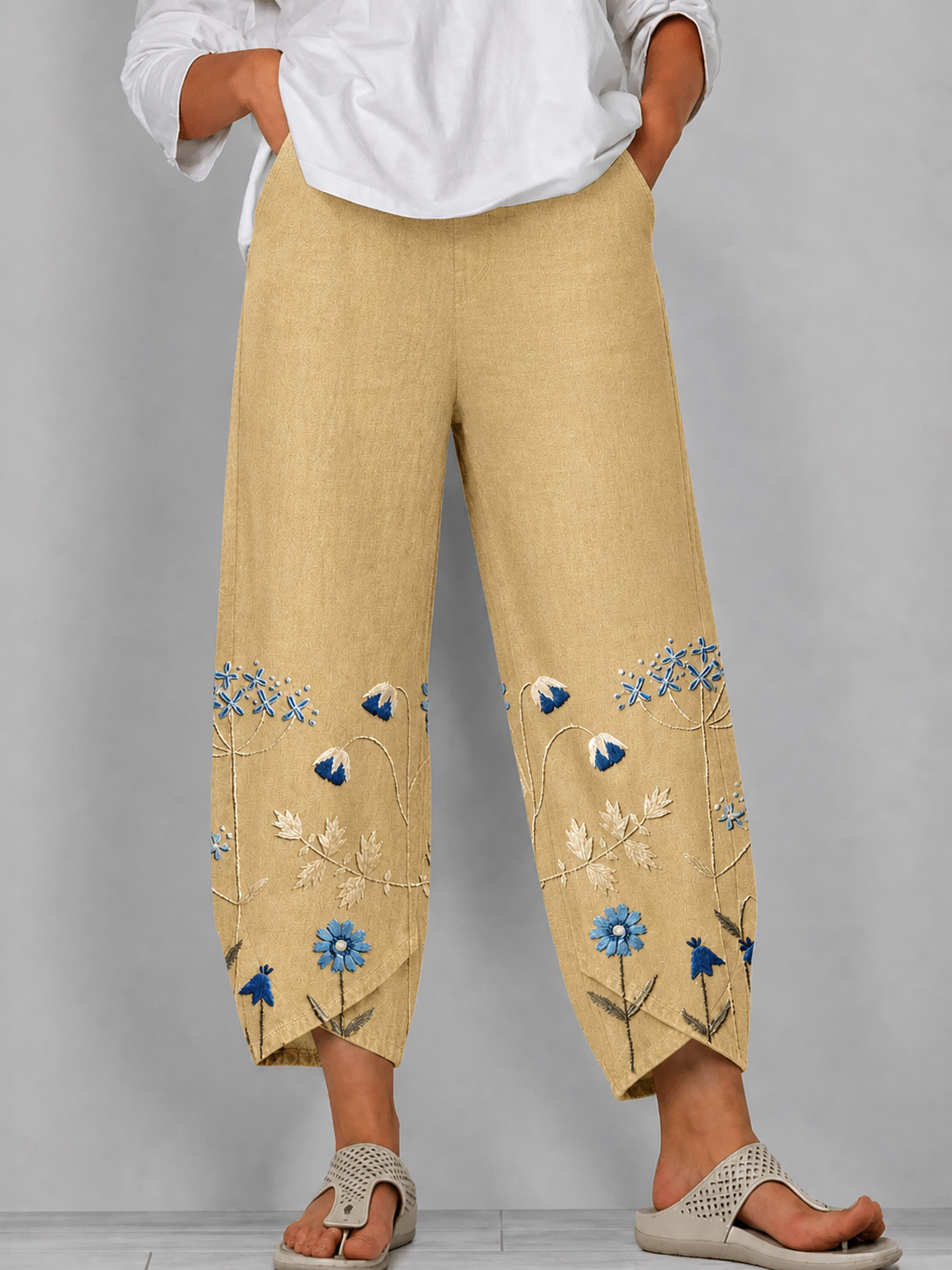 Aven | Pantalones Bordados Chic y Casuales