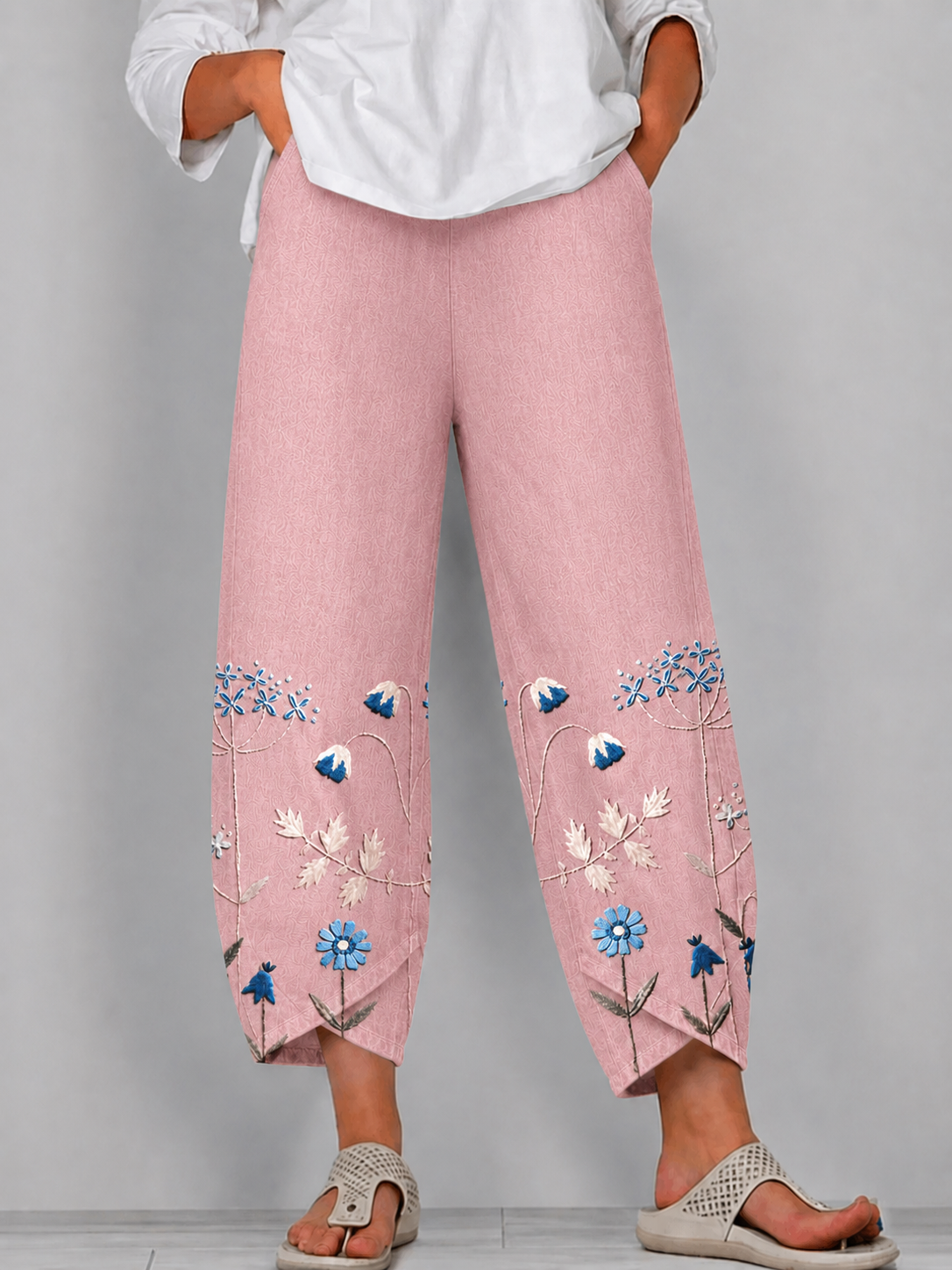 Aven | Pantalones Bordados Chic y Casuales