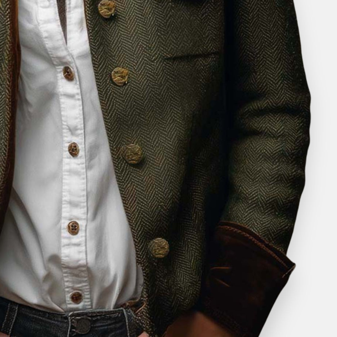 Ana | Chaqueta elegante con detalles de terciopelo