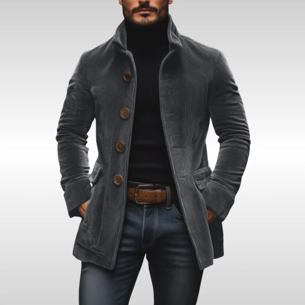 Eric | Chaqueta de terciopelo acanalado