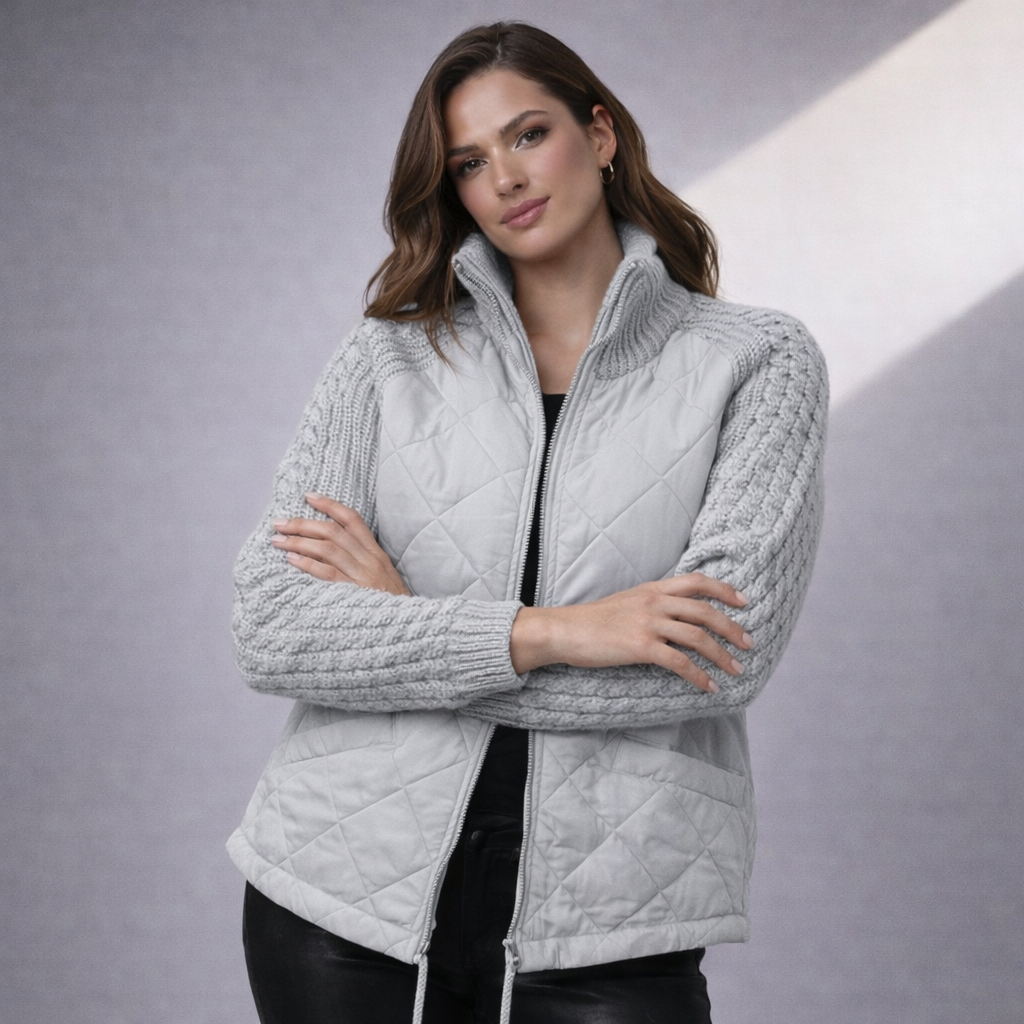 Martina | Chaqueta patchwork de punto