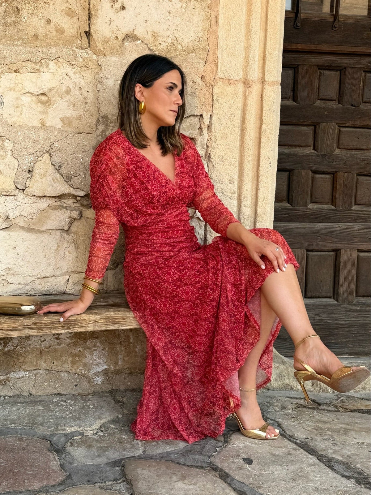Kaela | Vestido tul estampado