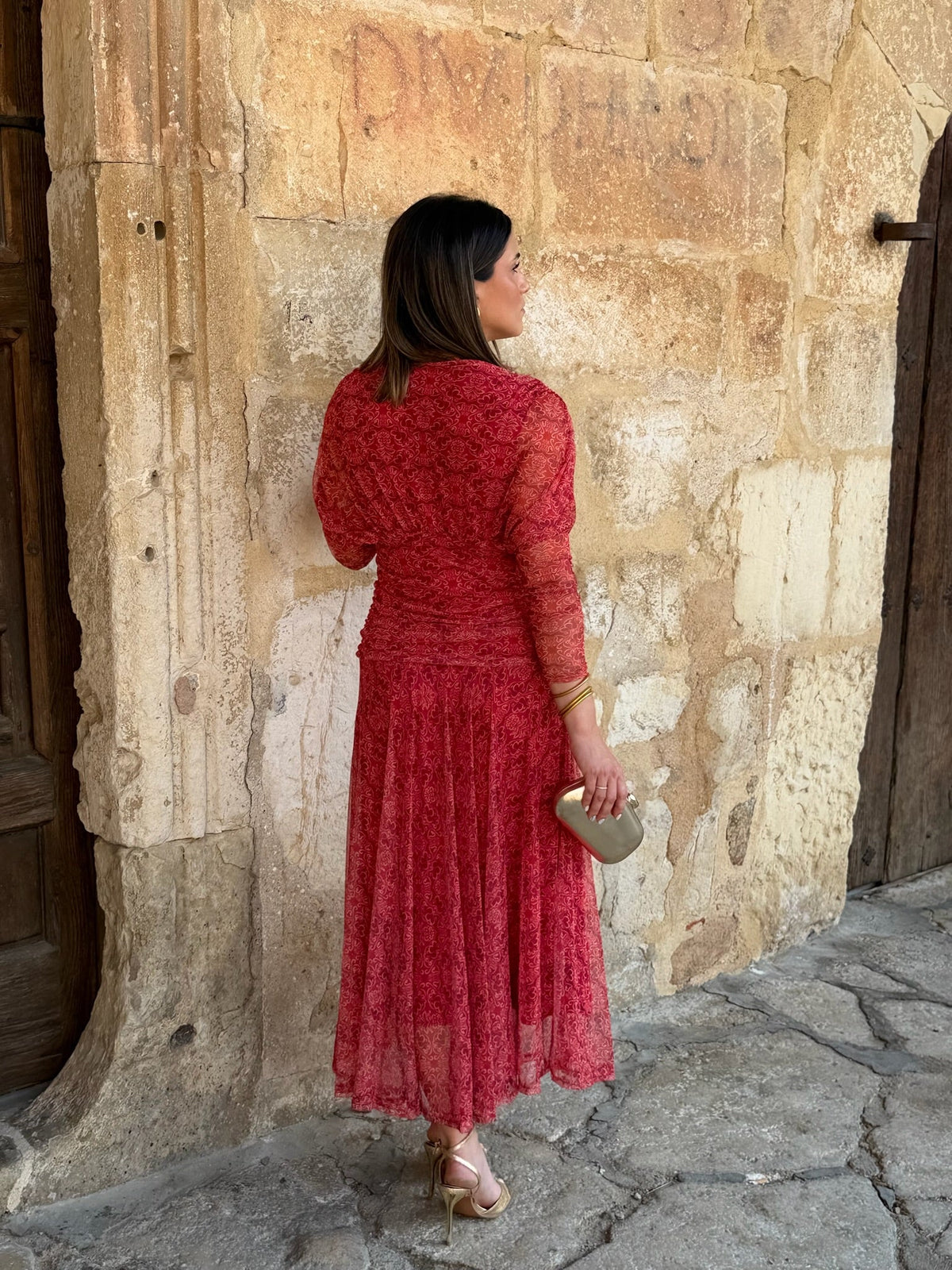 Kaela | Vestido tul estampado