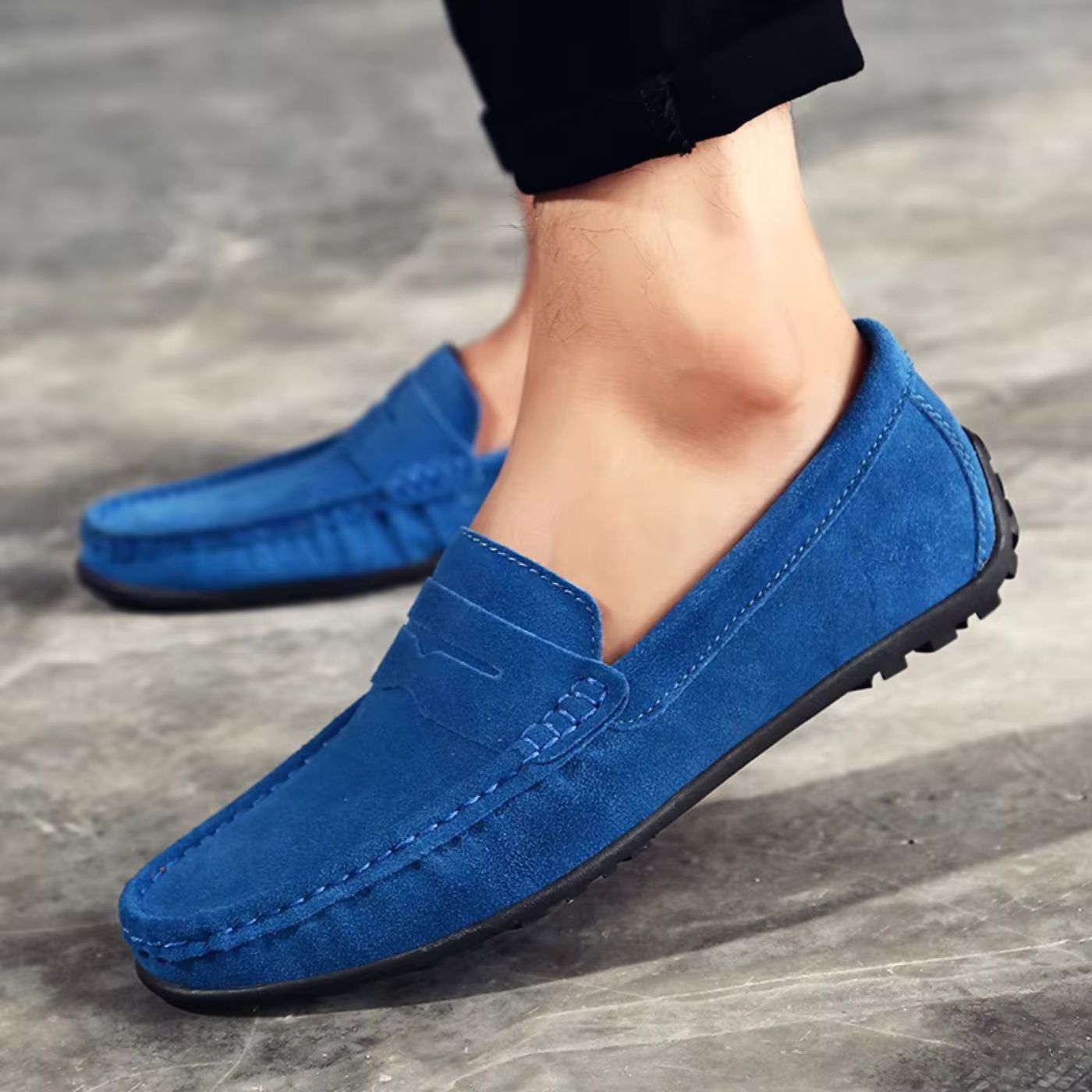 Salvador | Mocasines de ante suave
