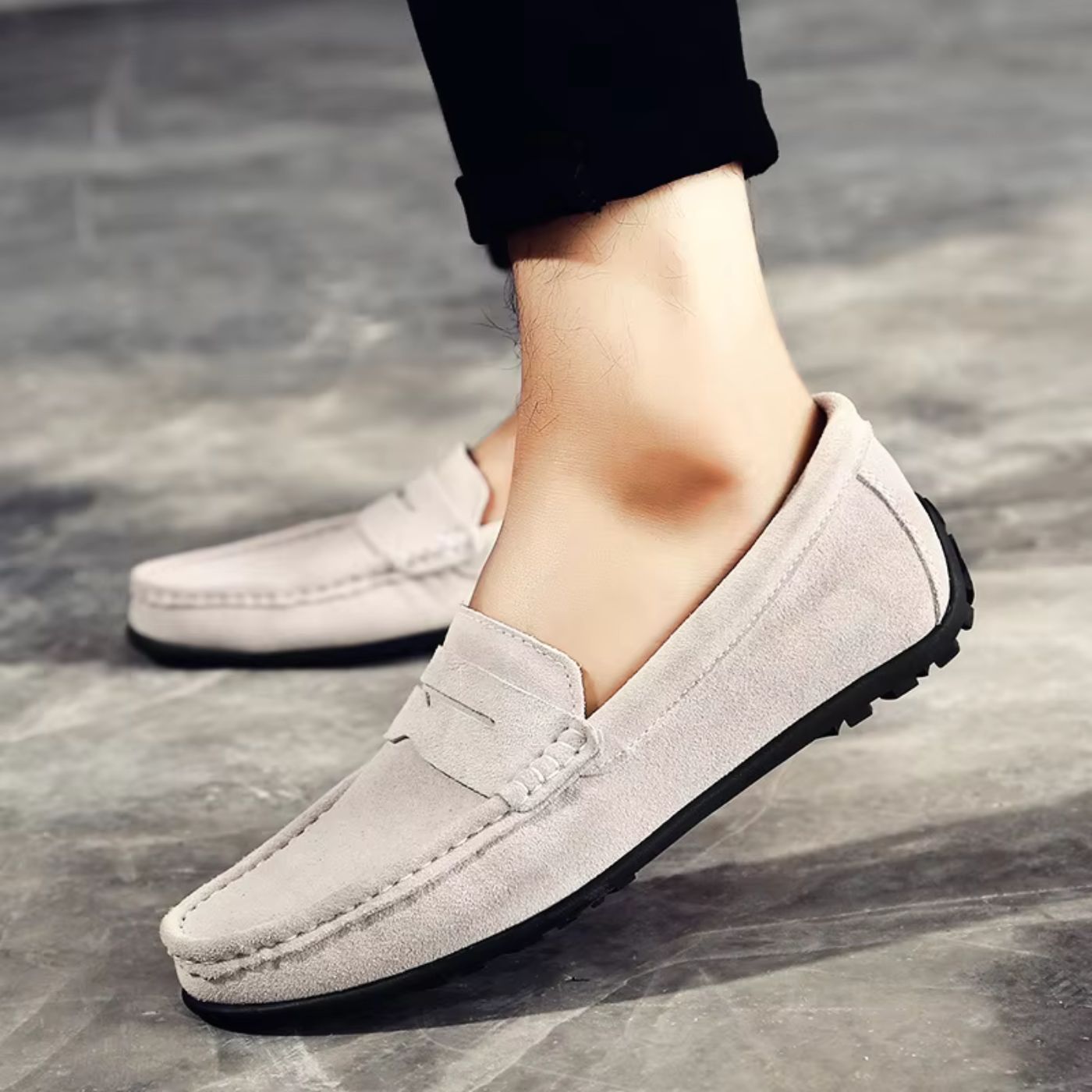 Salvador | Mocasines de ante suave