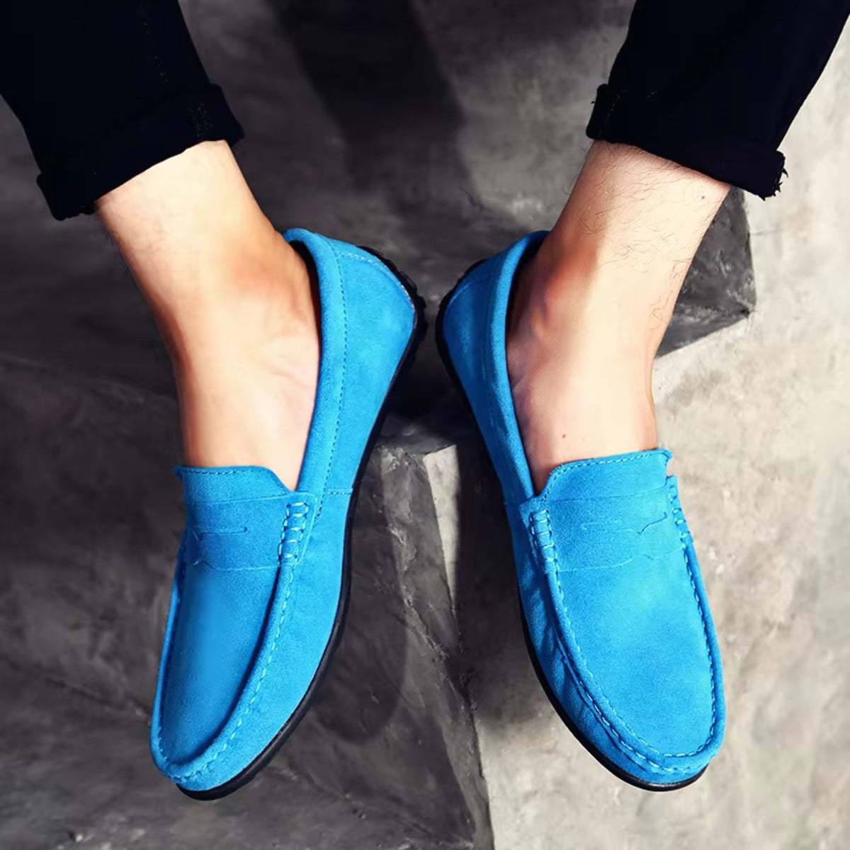 Salvador | Mocasines de ante suave