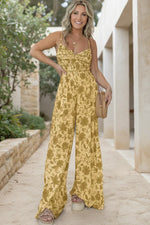 Mariana | Mono floral pierna ancha