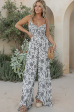 Mariana | Mono floral pierna ancha