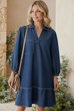 Brenda | Vestido vaquero relajado
