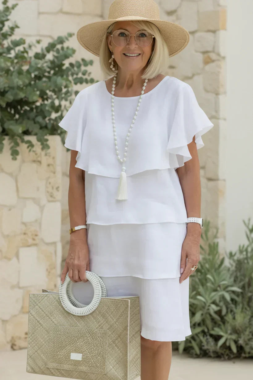 Karla | Vestido de capas