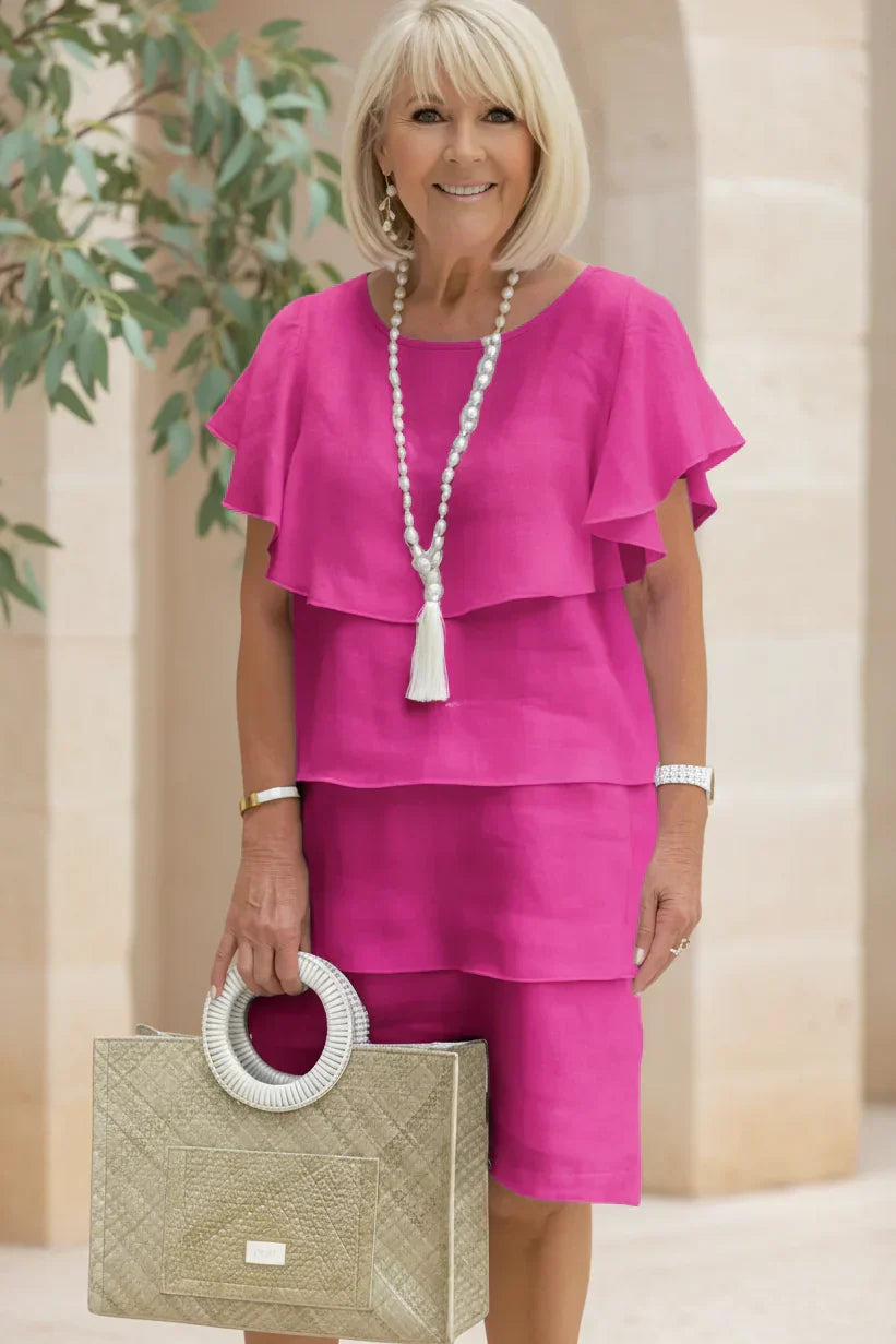 Karla | Vestido de capas