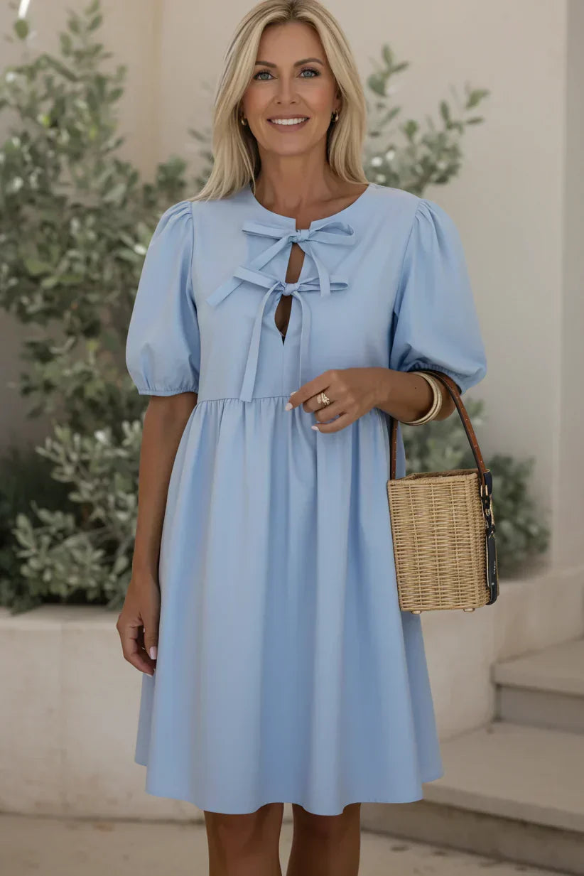 Angélica | Vestido ligero con lazo