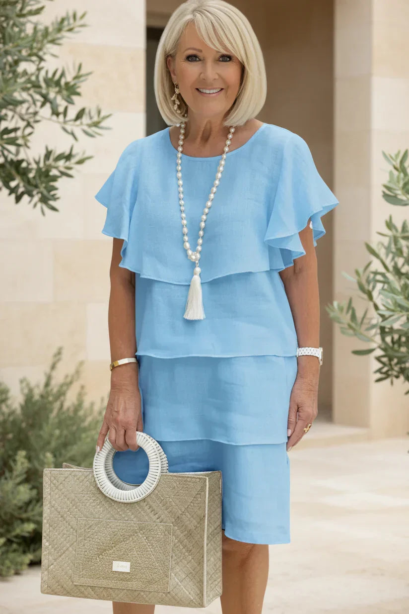 Karla | Vestido de capas