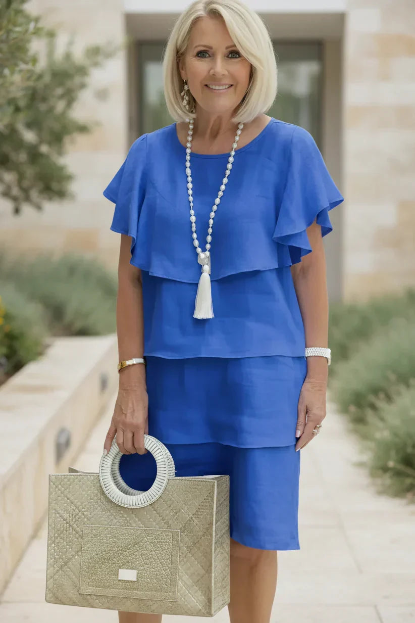 Karla | Vestido de capas
