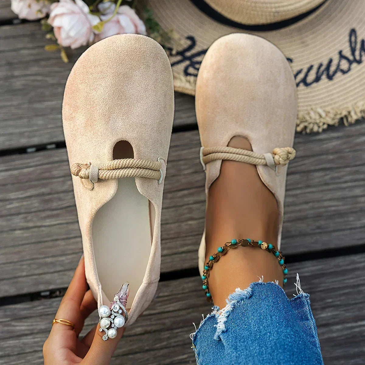 Rosario | Mocasines de ante