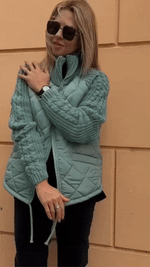 Martina | Chaqueta patchwork de punto