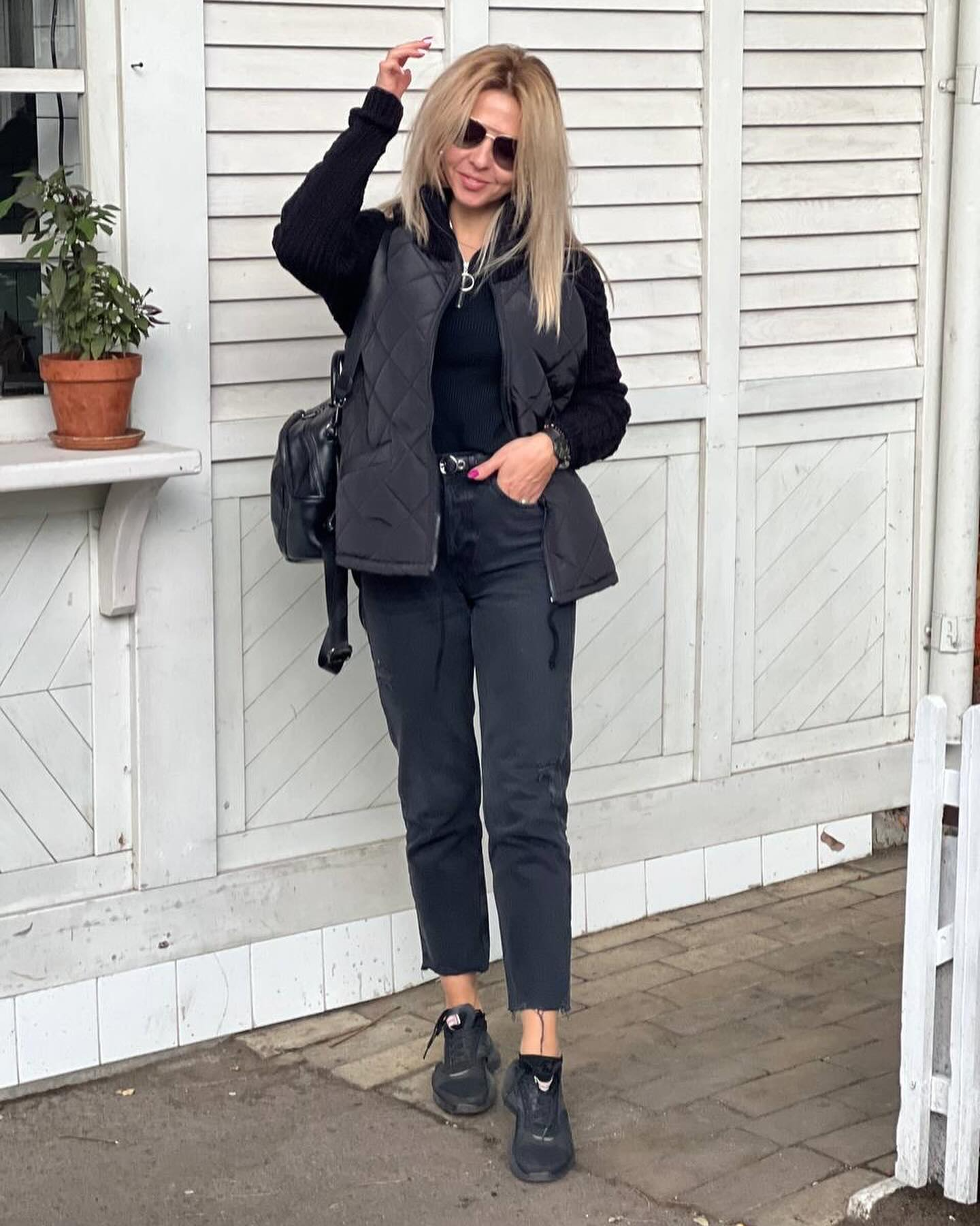 Martina | Chaqueta patchwork de punto