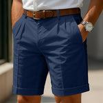 Cazel | Pantalón Corto Chino Plisado Premium